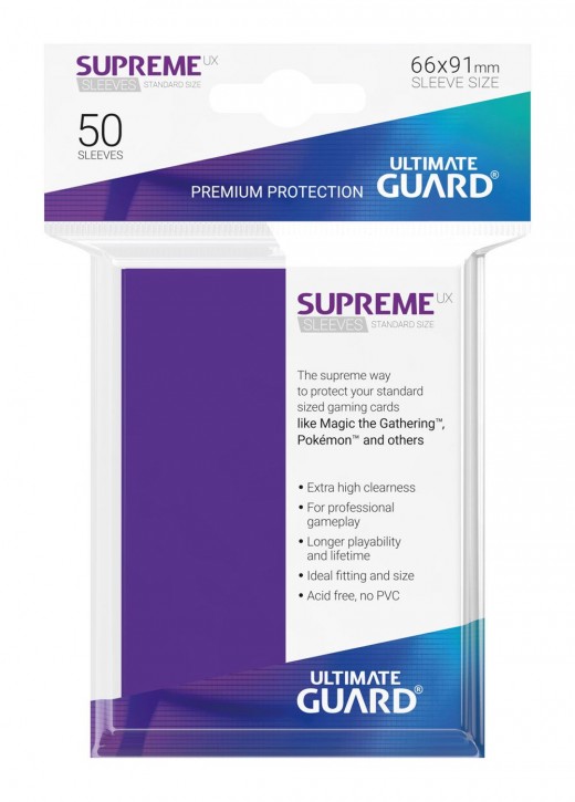 50 Ultimate Guard Supreme UX Sleeves Violett