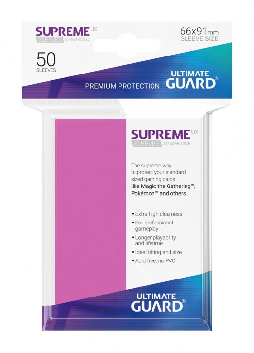 50 Ultimate Guard Supreme UX Sleeves Pink
